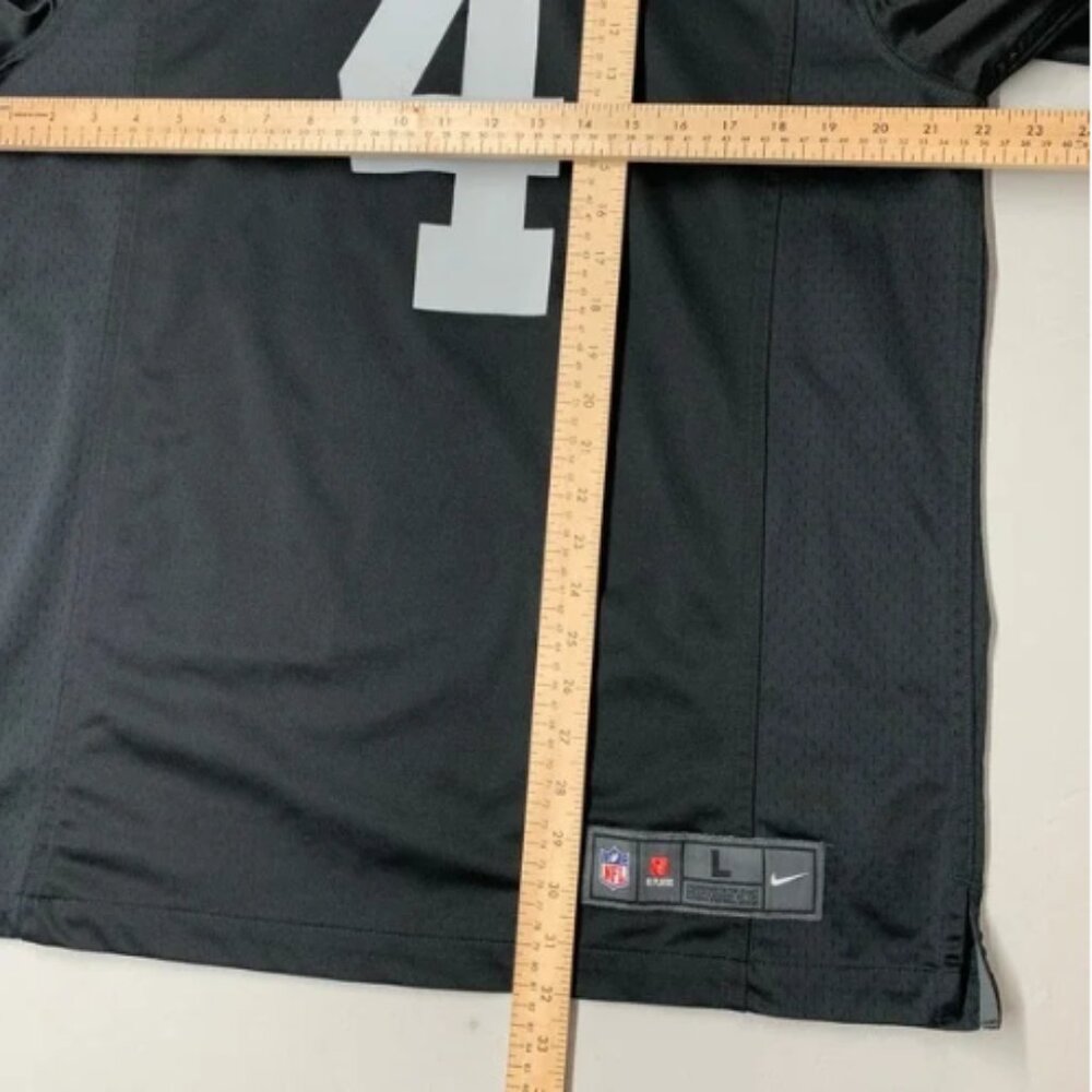 Men Large Black   Derek Carr #4 On Field - Picture 3 of 7